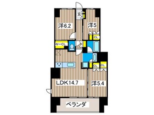 HILLSIDE FOREST横浜戸塚(1405)の物件間取画像